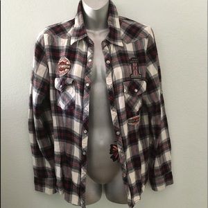 Harley Davidson flannel shirt